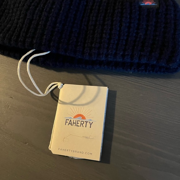 Faherty Waffle Knit Winter Beanie NEW - Picture 3 of 6